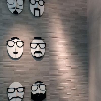 CERSAIE 2016 - szara mozaika z płytki ceramicznej